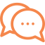 Text chat widget icon